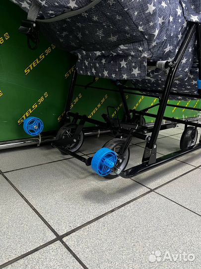 Санки-коляска с колесиками «Наши детки» 6