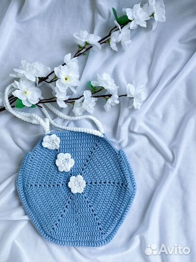 Сумка для девочки вязаная крючком