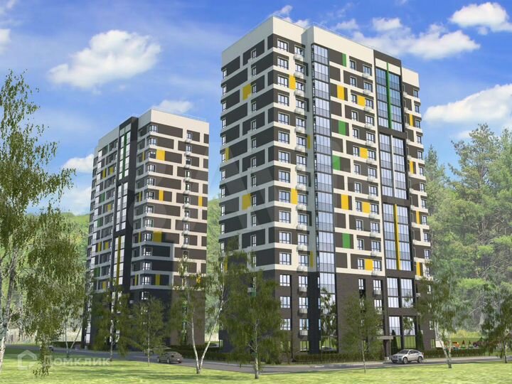 2-к. квартира, 56,8 м², 6/22 эт.