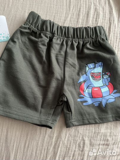 Футболка и шорты для мальчика 80, 86, 92, 104 см