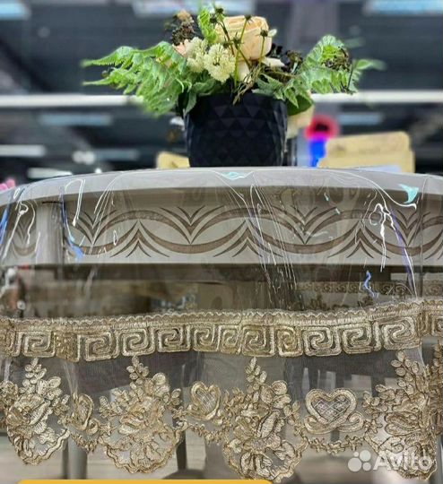 Силиконовая прозрачная скатерть