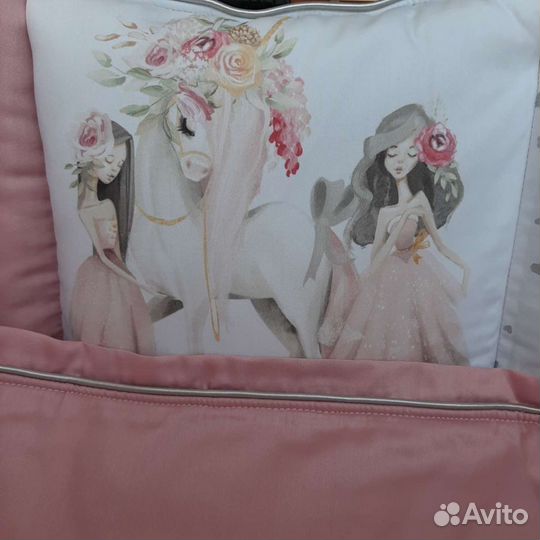 Бортики в детскую кроватку/подарок на выписку