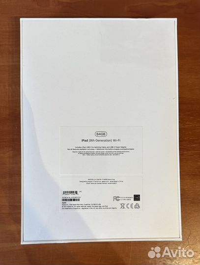 Apple iPad 9 2021 64gb Wifi Space Новый