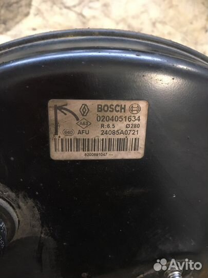 Вакуумный усилитель тормозов Renault Kangoo 2(2297