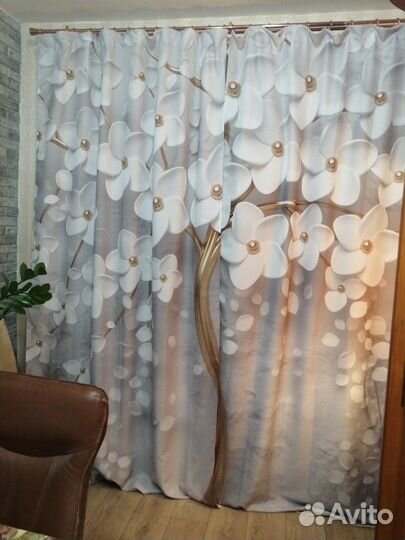Шторы новые,готовые
