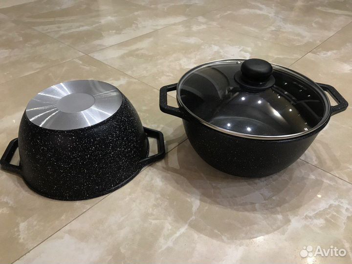 Кастрюля - жаровня-скоорода литье