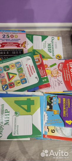Тетради рабочие, атласы, учебные пособия