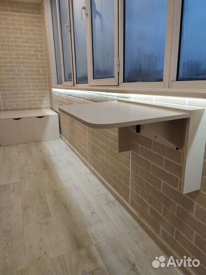 Отделка балконов наружная и внутренняя