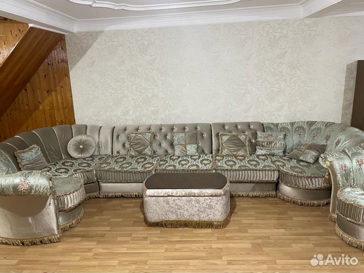 Угловой диван с креслом бу