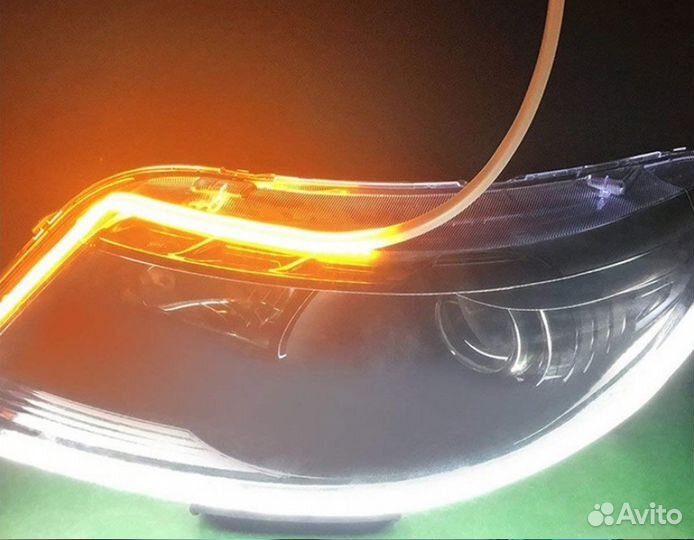 Дневные ходовые огни бегающие Led New