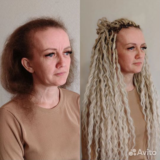 Афрокосы, зизи, дредокудри, де-косы и др