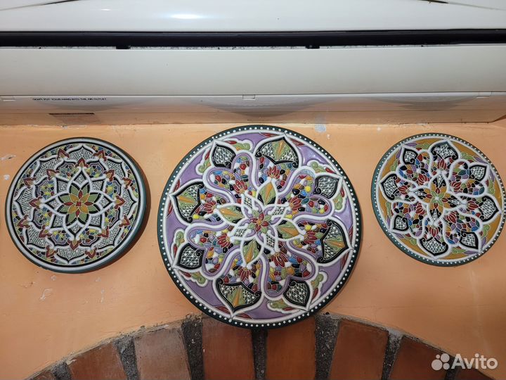 Тарелка настенная, ручная роспись