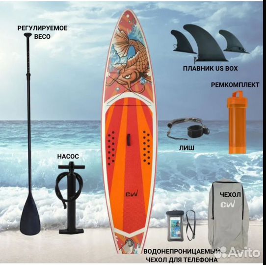 SUP-board надувной Sup-доска/сапборд