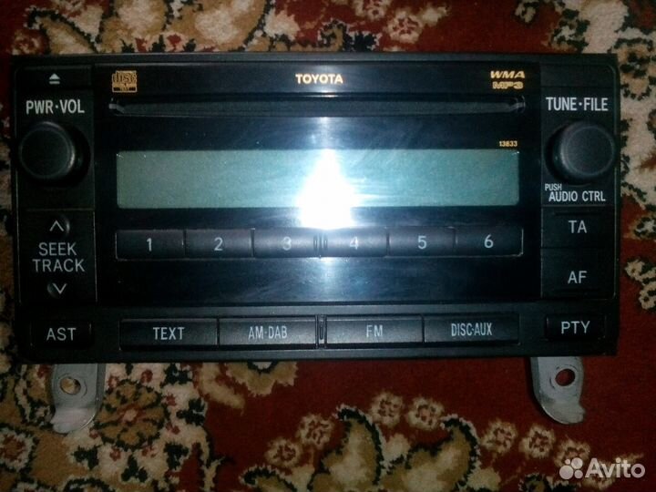 Штатная Магнитола на тайоту ланкрузер прадо 150