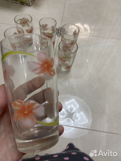 Набор стаканов для воды и соков