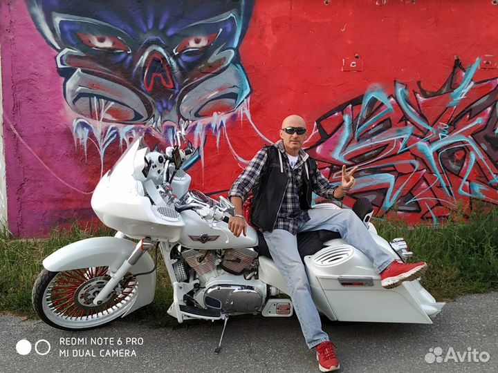 Фотосессия с мотоциклом