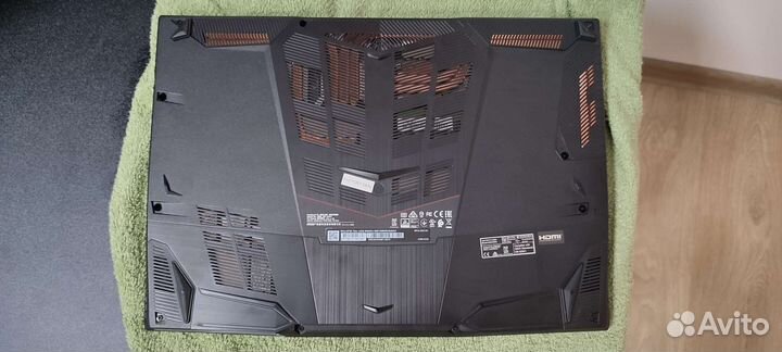 Ноутбук msi gf65 15