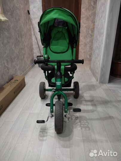 Детский велосипед с родительской ручкой