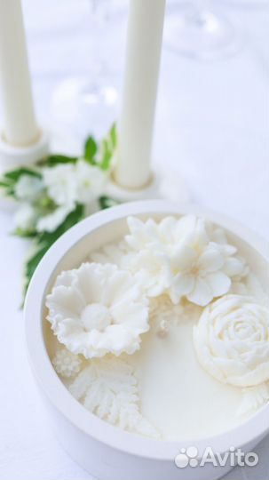 Свечи семейный очаг. Комплект с подсвечниками