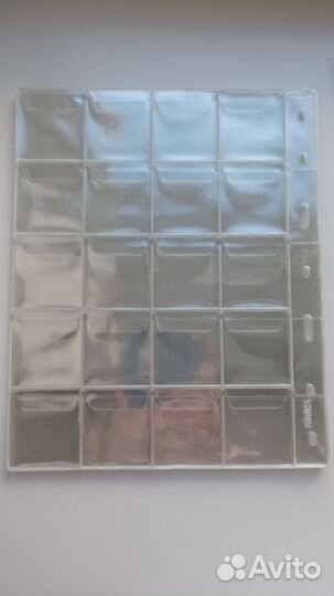 Листы для монет Оптима