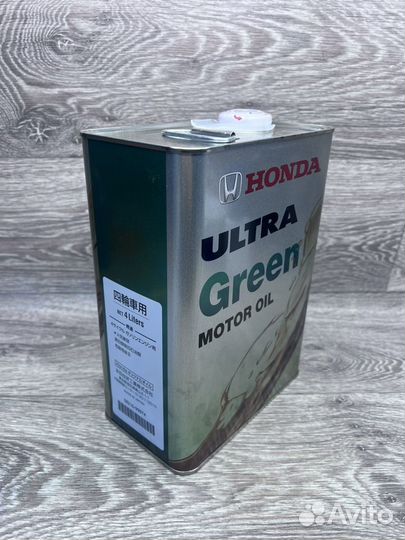 Масло моторное гибрид Honda Green 0w16, 4л