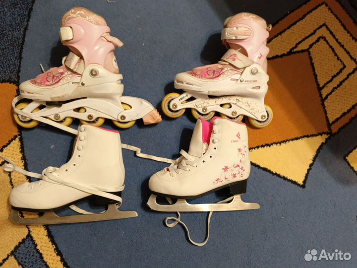 Коньки, ролики