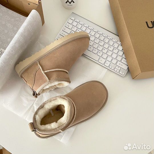 UGG Classic Ultra Mini Sand Угги