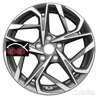 Khomen Wheels KHW1716 (Evolute i-Joy) R17 7 5x110 ET40 CB67,1 Gray-FP
