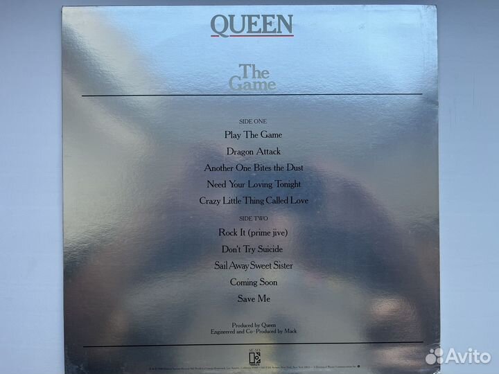 Queen – The Game LP / Mint Japan 1980г