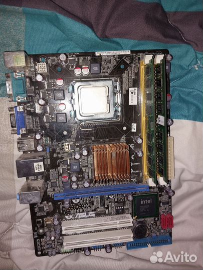 Материнка, 2 процессора, память, возможен торг