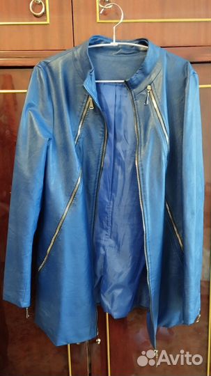 Куртка кожаная женская 48 50