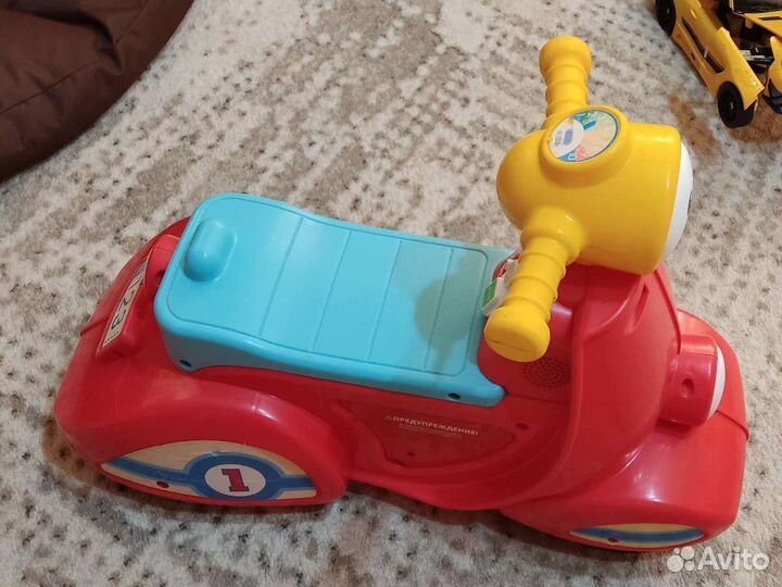 Пакет игрушек, скутер fisher price, Макдональдс