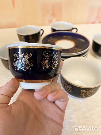 Фарфоровые чайные пары Довбыш, сервиз