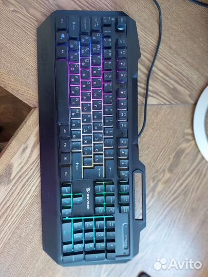 Игровая клавиатура qcyber с подсветкой rgb