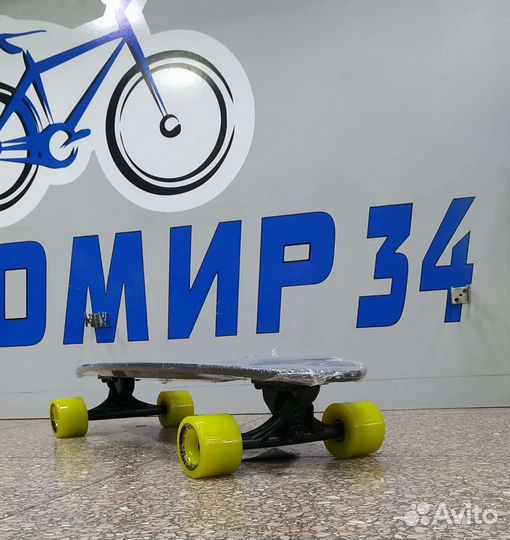 Скейтборд Пениборд тт Fishboard 31 green