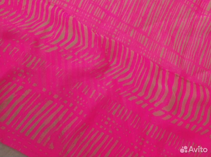 Платки цвета фуксии 90х90 и бордовый хлопок