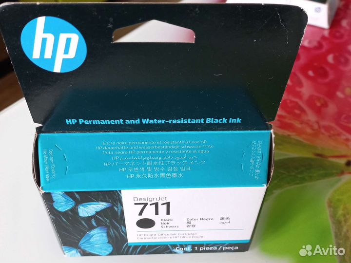 Картридж hp711 чёрный