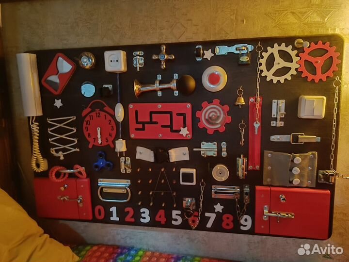 Бизиборд доска большой 100х60