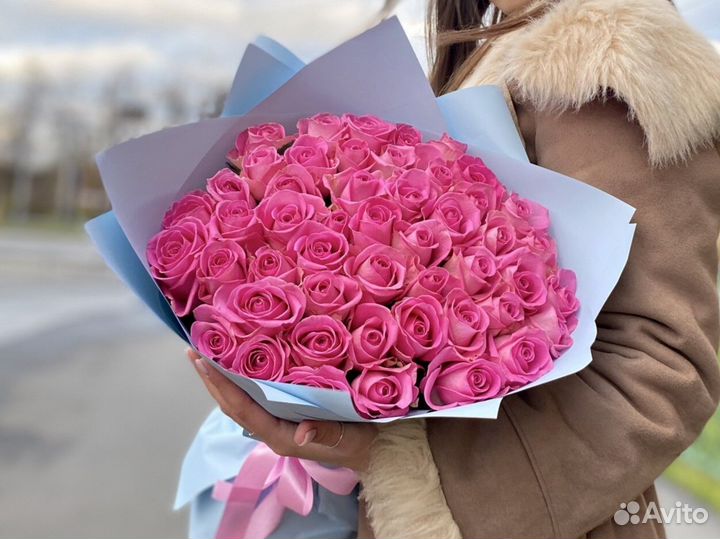 Розы Цветы Букеты 25 51 101