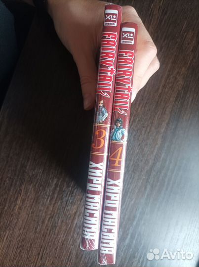 Манга Хвост феи Fairy tail 3,4 тома в пленке