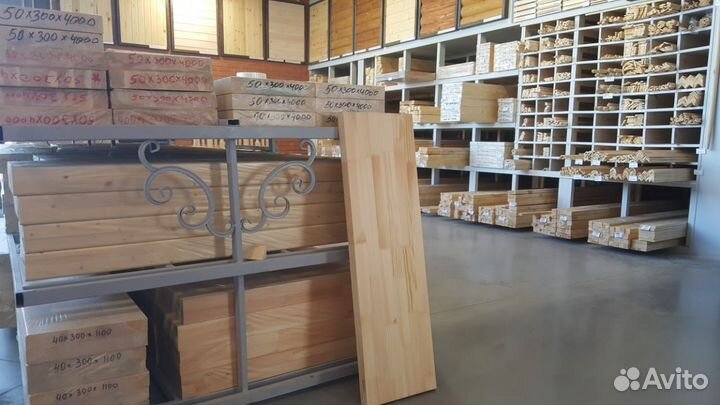 Мебельный щит сосна