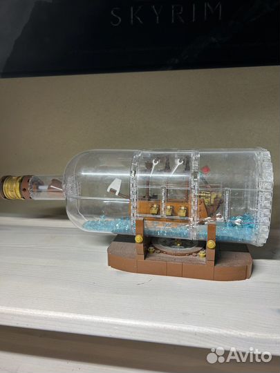 Лего набор корабль в бутылке