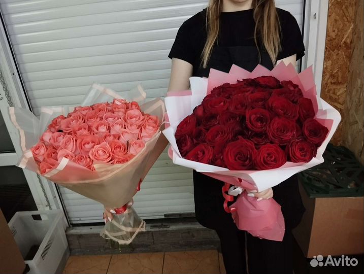 35 роз 40 сантиметров