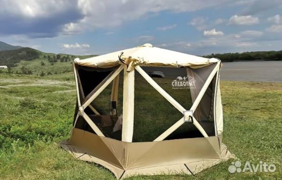 Быстросборный автоматический шатер Следопыт 5 стен