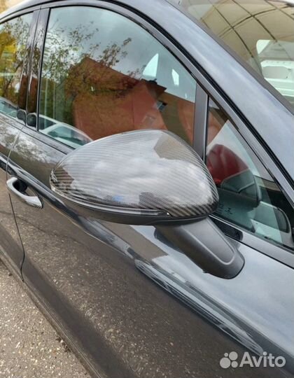 Карбон на боковые зеркала porsche macan