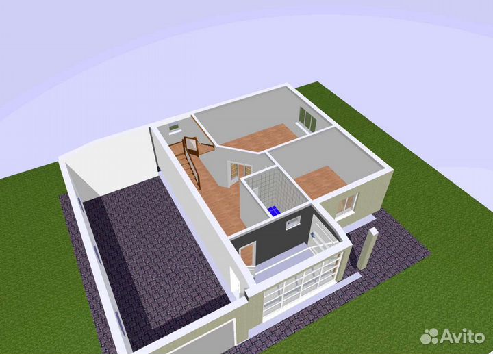 Проектирование дома (3d модель)