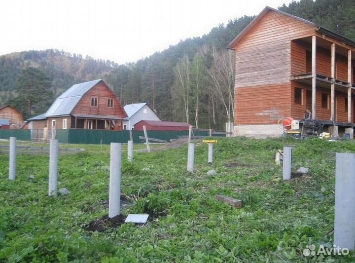Установка винтовых свай