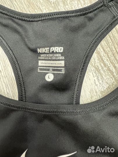 Спортивный топ nike PRO оригинал L