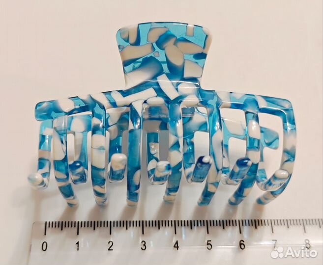 Заколка краб для волос Пестриж