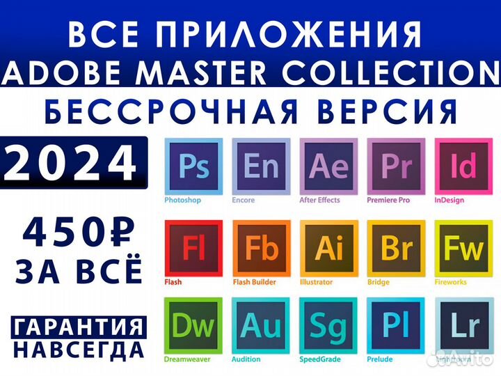 Photoshop 2024 / Набор навсегда / Adobe